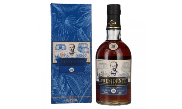 Presidente Marti 19 Sistema Solera 40% Vol. 0,7l dovanų dėžutėje