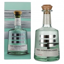 Tres Generaciones Tequila Plata 100% Puro De Agave Azul 38% Vol. 0,7l dovanų dėžutėje