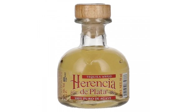 Herencia de Plata AÑEJO Tequila 100% Puro de Agave 38% Vol. 0,05l