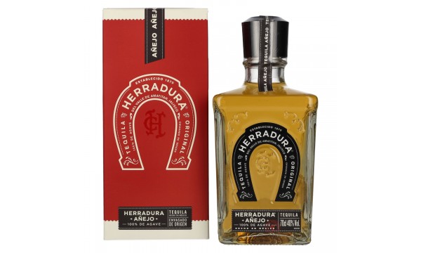 Herradura Tequila AÑEJO 100% de Agave 40% Vol. 0,7l Dovanų dėžutėje