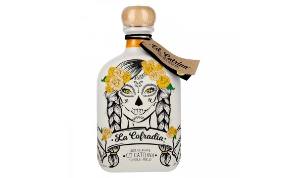 La Cofradia ED. CATRINA Tequila Añejo 100% de Agave 38% Vol. 0,7l