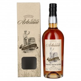 El Ron del Artesano 8 Años Ruby Port Cask Finish Panama Rum 43,4% Vol. 0,7l dovanų dėžutėje