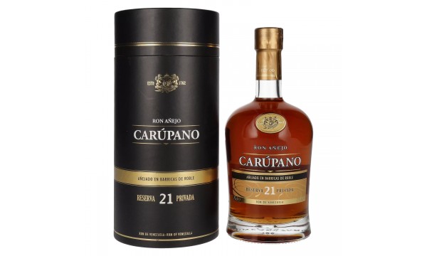 Ron Añejo Carúpano Reserva 21 Privada 40% Vol. 0,7l dovanų dėžutėje
