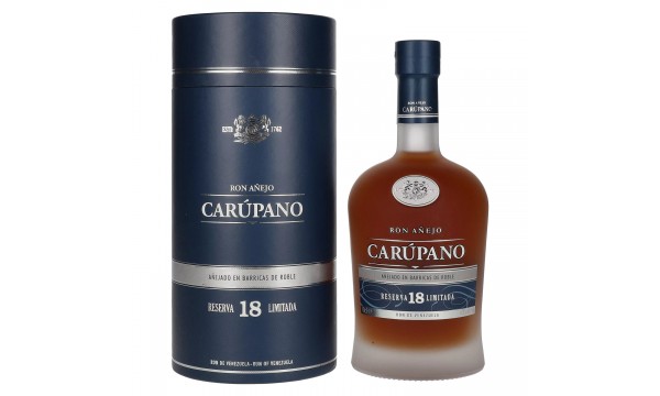 Ron Añejo Carúpano Reserva 18 Limitada 40% Vol. 0,7l dovanų dėžutėje