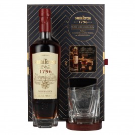 Santa Teresa 1796 Solera Rum 40% Vol. 0,7l dovanų dėžutėje su stiklu