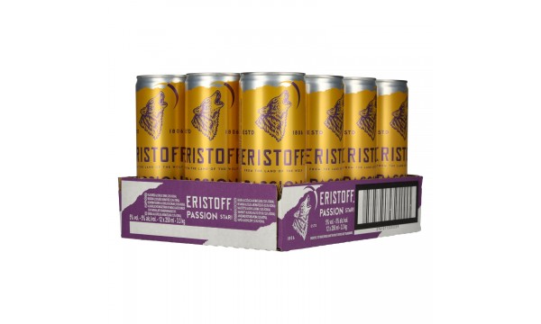 Eristoff Passion Star 5% Vol. 12x0,25l Dosen Pfand