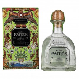 Patrón Tequila Silver x Sergio Pérez Mexican Tin Limited Edition 40% Vol. 0,7l metalinėje dėžutėje