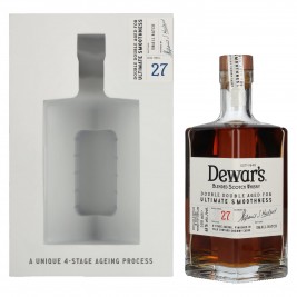 Dewar's 27 Years Old Double Double Aged Blended Scotch Whisky 46% Vol. 0,5l dovanų dėžutėje