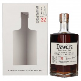 Dewar's 32 Years Old Double Double Aged Blended Scotch Whisky 46% Vol. 0,5l dovanų dėžutėje