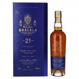 Royal Brackla 21 Years Old Sherry Cask Finish Highland Single Malt 46% Vol. 0,7l dovanų dėžutėje