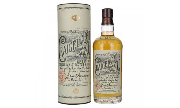 Craigellachie 13 Years Old Armagnac Cask Finish 46% Vol. 0,7l dovanų dėžutėje