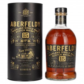 Aberfeldy 15 Years Old Red Wine Casks NAPA VALLEY 43% Vol. 0,7l dovanų dėžutėje