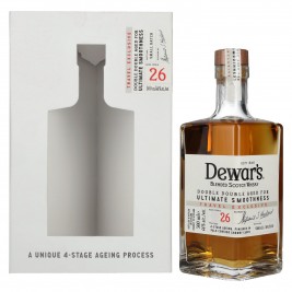 Dewar's 26 Years Old Double Double Aged Blended Scotch Whisky 46% Vol. 0,5l dovanų dėžutėje