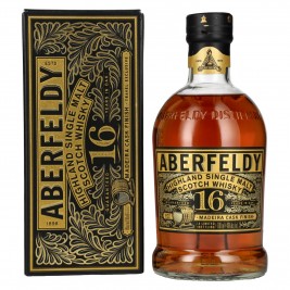 Aberfeldy 16 Years Old Highland Single Malt MADEIRA CASK FINISH 40% Vol. 0,7l dovanų dėžutėje
