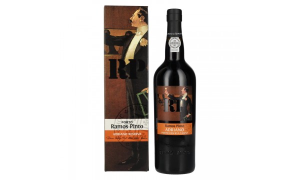 Ramos Pinto Adriano Porto Reserva 19,5% Vol. 0,75l dovanų dėžutėje, saldus