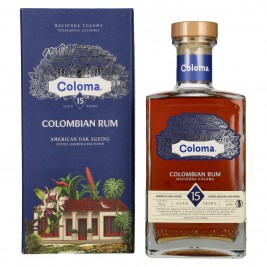Ron Coloma 15 Years Colombian Rum 40% Vol. 0,7l dovanų dėžutėje