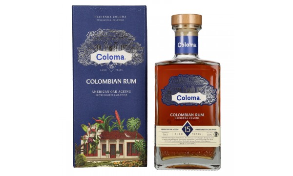 Ron Coloma 15 Years Colombian Rum 40% Vol. 0,7l dovanų dėžutėje Ron Coloma 15 Years Colombian Rum 40% Vol. 0,7l dovanų dėžutėje