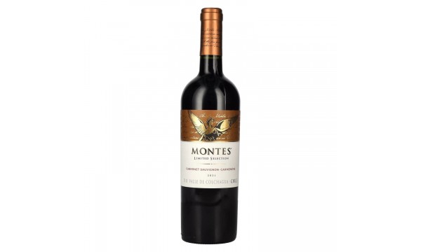 Montes CABERNET SAUVIGNON CARMENÈRE Limited Selection 2021 14,5% Vol. 0,75l, sausas Montes CABERNET SAUVIGNON CARMENÈRE Limited Selection 2021 14,5% Vol. 0,75l, sausas