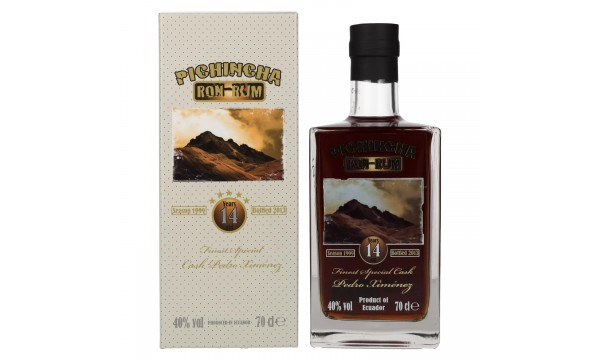 Pichincha Rum 14 Years Finest Special Cask Pedro Ximénez 40% Vol. 0,7l dovanų dėžutėje