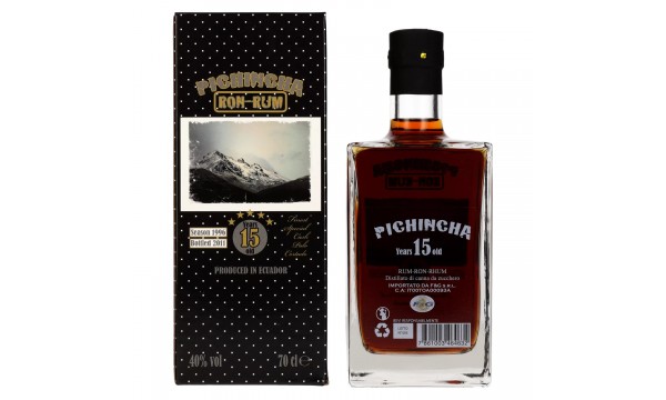Pichincha Rum 15 Years Finest Special Cask Palo Cortado 40% Vol. 0,7l dovanų dėžutėje