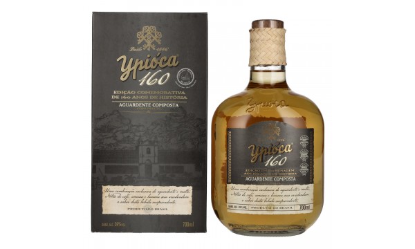 Ypióca 160 Aguardente Composta con Malte 39% Vol. 0,7l dovanų dėžutėje