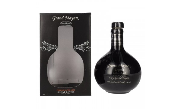 Grand Mayan ULTRA AGED Single Barrel Tequila 100% de Agave 40% Vol. 0,7l dovanų dėžutėje