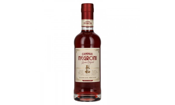 Campari NEGRONI Ricetta Originale Classic Cocktail 26% Vol. 0,5l Campari NEGRONI Ricetta Originale Classic Cocktail 26% Vol. 0,5l