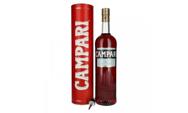 Campari Bitter 25% Vol. 3l dovanų dėžutėje su piltuvu Campari Bitter 25% Vol. 3l dovanų dėžutėje su piltuvu