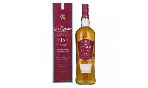 Glen Grant 15 Years Old BATCH STRENGTH Single Malt Whisky 50% Vol. 1l dovanų dėžutėje