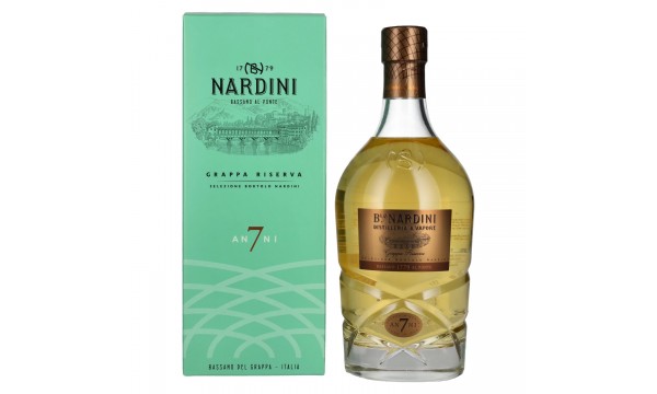 Nardini Grappa Riserva 7 ANNI 45% Vol. 0,7l dovanų dėžutėje