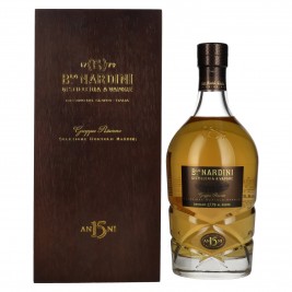 Nardini Grappa Riserva 15 ANNI 45% Vol. 0,7l medinėje dėžėje