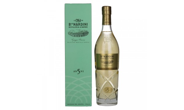 Nardini Grappa Riserva 5 ANNI 42% Vol. 0,7l Dovanų dėžutėje