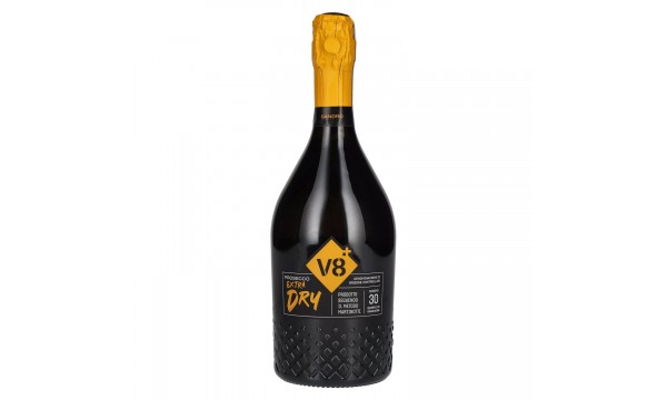 V8+ Prosecco Extra Dry DOC 11% Vol. 0,75l, pusiau sausas