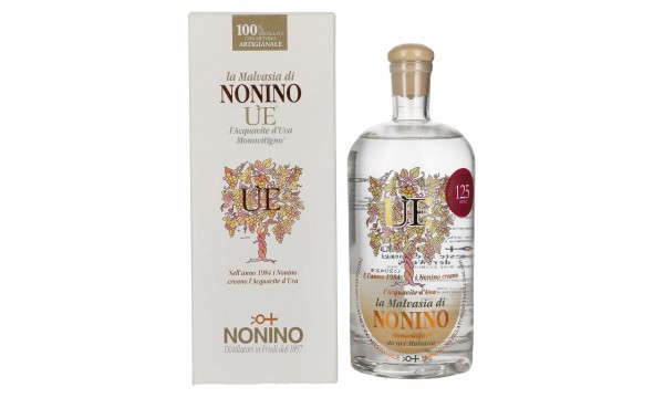 Nonino Grappa ÙE Monovitigno la Malvasia 38% Vol. 0,5l dovanų dėžutėje