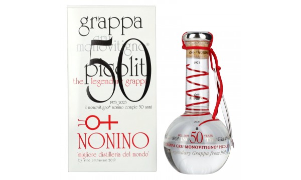 Nonino Grappa The Legendary Cru Monovitigno Picolit 50% Vol. 0,5l dovanų dėžutėje