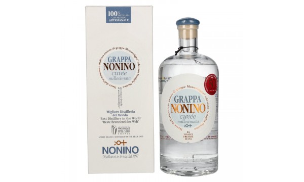 Nonino Grappa Millesimata Cuvée 40% Vol. 0,7l dovanų dėžutėje