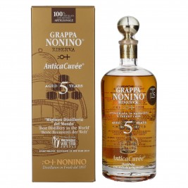 Nonino Grappa Riserva Antica Cuvée 5 Years Old 43% Vol. 0,7l dovanų dėžutėje