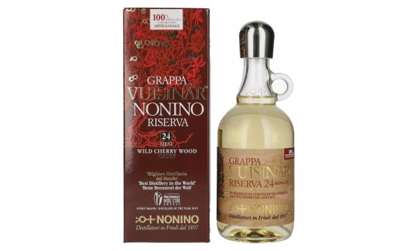 Nonino Grappa Vuisinâr Riserva 24 Mesi 41% Vol. 0,7l dovanų dėžutėje
