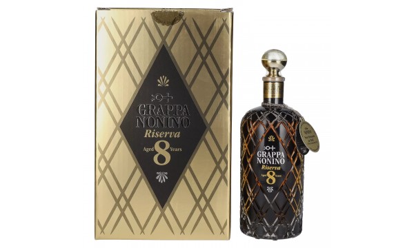Nonino Grappa Riserva 8 Years Old 43% Vol. 0,7l dovanų dėžutėje