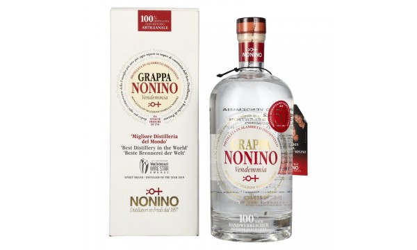 Nonino Grappa Monovitigni Vendemmia 40% Vol. 0,5l dovanų dėžutėje