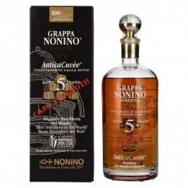 Nonino Grappa Riserva Antica Cuvée 5 Years Old Cask Strength 59,9% Vol. 0,7l dovanų dėžutėje