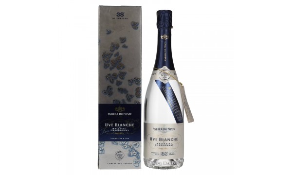 Andrea Da Ponte Uve Bianche di Malvasia e Chardonnay 38% Vol. 0,7l dovanų dėžutėje