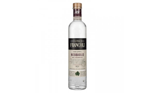 Luigi Francoli Grappa di Nebbiolo 41,5% Vol. 0,7l