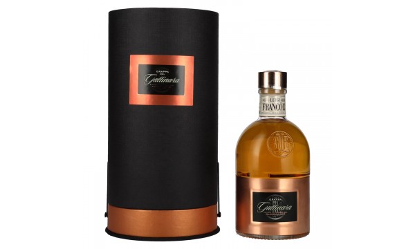 Luigi Francoli Grappa Gattinara Elvata barikėse 44% Vol. 0,5l dovanų dėžutėje
