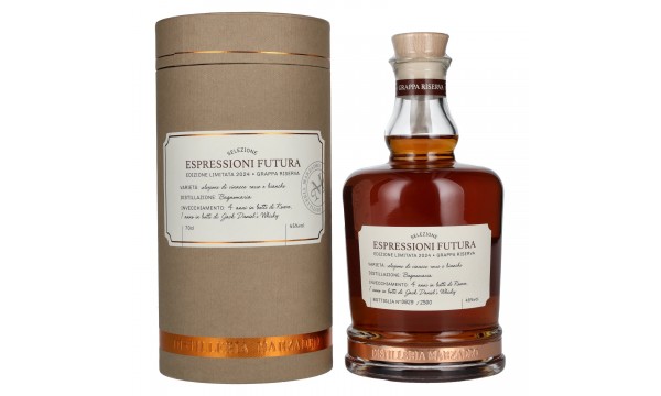 Marzadro ESPRESSIONI FUTURA Grappa 2024 45% Vol. 0,7l dovanų dėžutėje