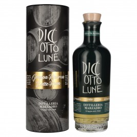 Marzadro DICIOTTO Lune Grappa Riserva Botte Rum 42% Vol. 0,5l dovanų dėžutėje