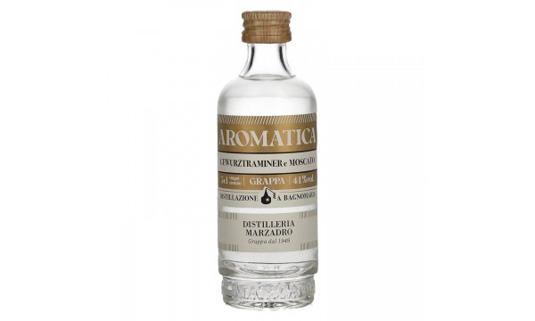 Marzadro AROMATICA Grappa 41% Vol. 0,05l