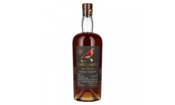 Rum Cardenalito 9 Years Old Handcrafted Rum 43% Vol. 0,7l Rum Cardenalito 9 Years Old Handcrafted Rum 43% Vol. 0,7l