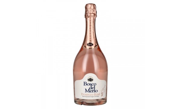 Bosco del Merlo Prosecco Rosé Brut Millesimato DOC 2025 11,5% Vol. 0,75l, briutas Bosco del Merlo Prosecco Rosé Brut Millesimato DOC 2025 11,5% Vol. 0,75l, briutas