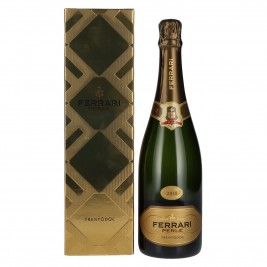 Ferrari PERLÉ Brut 2018 12,5% Vol. 0,75l dovanų dėžutėje, briutas